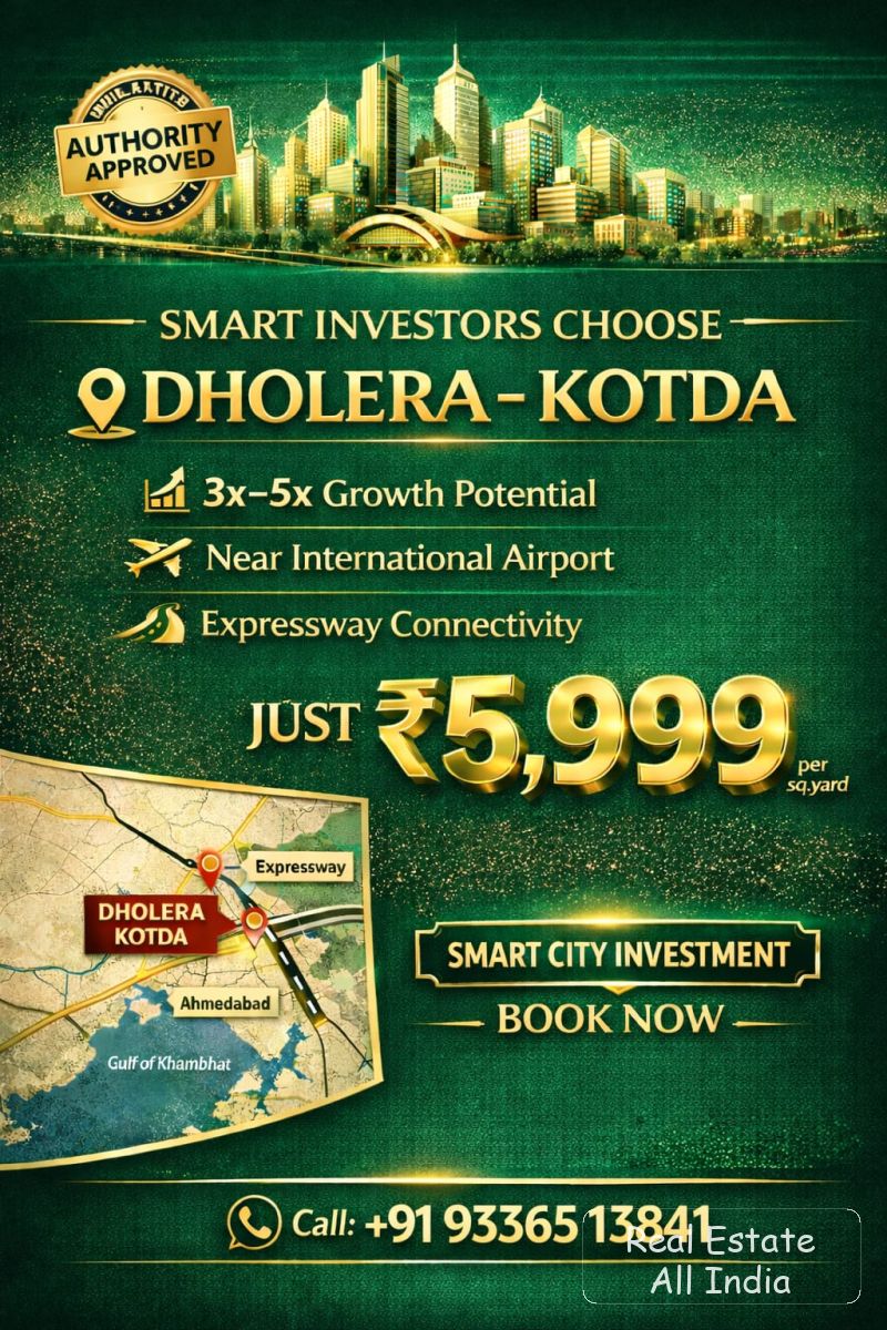 Very affordable plots is in Dholera gujarat & very growth is in future - PS0219