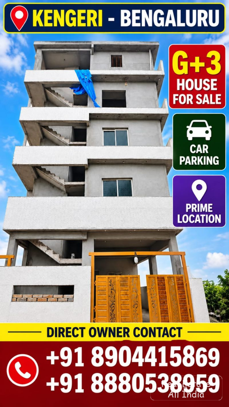 🏠 INDEPENDENT RENTAL BUILDING FOR SALE  📍 KENGERI – BENGALURU  🚆 KENGERI RAILWAY STATION – 2.5 KM  📸 [TOP: MAIN HOUSE PHOTO] 🏡 [HOUSE / PROPERTY - PS0545