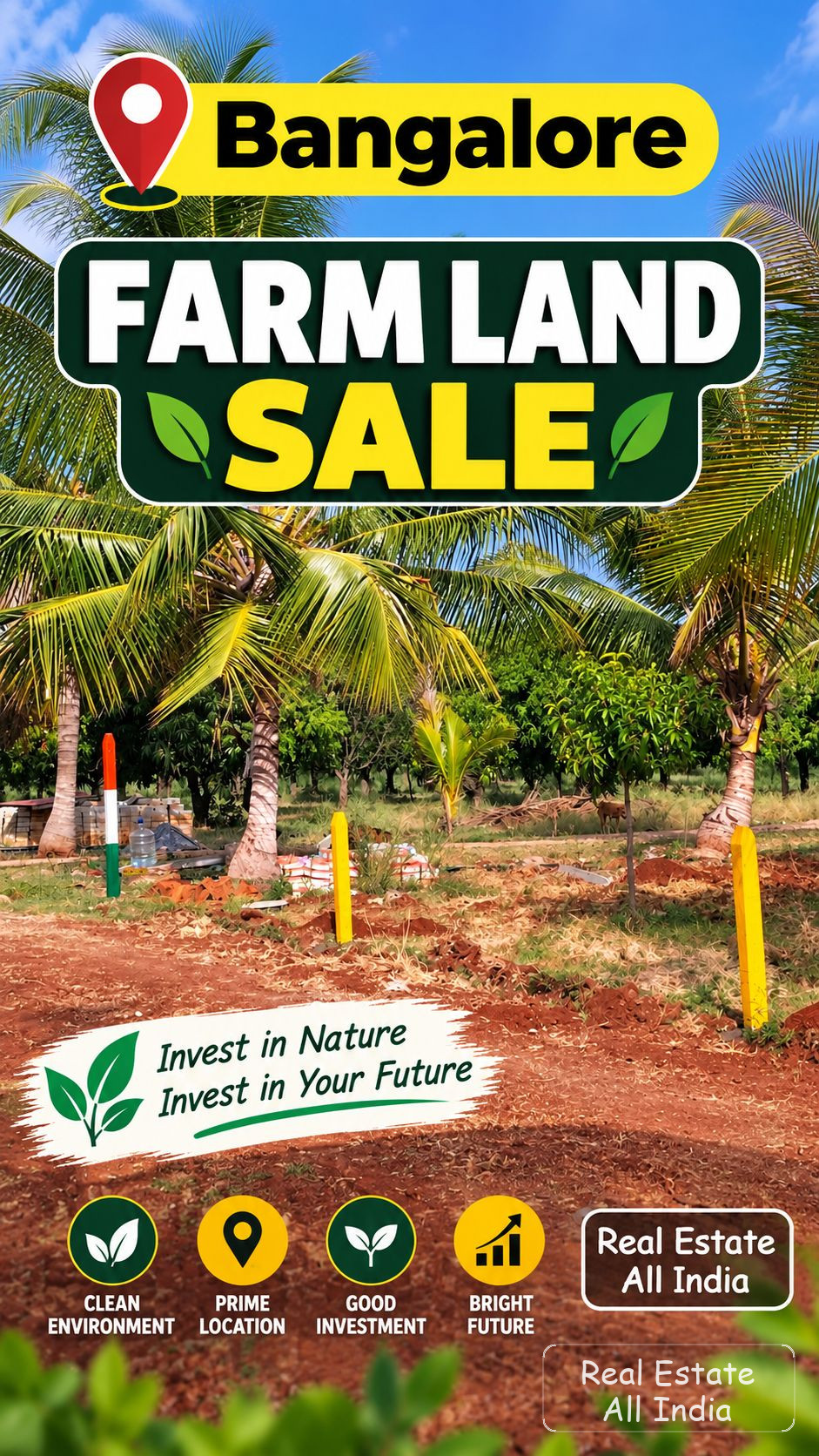 Mine is 17.5 guntas 700x18600 sq ft and fd 5.5 acres is there and one more plot 5.5 guntas r there we all ready sell - PS0540